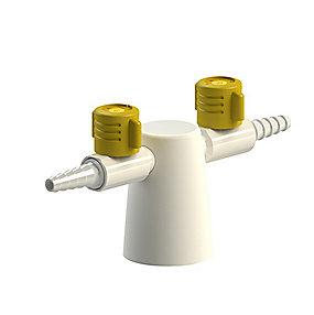 bordmonteret cu-rr til klemringsfitting 12mm g turn-ventil lift 180 tovejs broen-lab