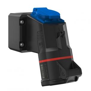 sort - skruerklemme udtag schuko m 400v 6h 5p 16a neo vgudtag kombi cee