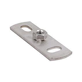 316 aisi stl rustfrit muffe punktsvejset med 80x35mm m8 grundflange walraven