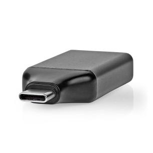plastikpose sort gr aluminium lige nikkelplateret hun displayport han type-c usb 1 gen 2 3 usb usb-adapter