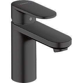 sort mat bundventil lft-op med 100 hndvaskarmatur blend vernis hansgrohe