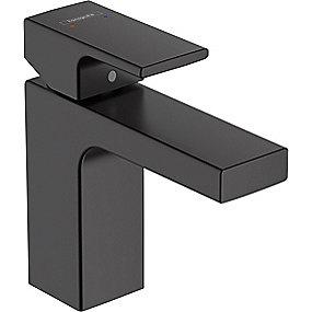 sort mat ventil lft-op med 100 hndvaskarmatur shape vernis hansgrohe