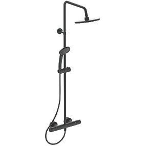 black silk hovedbruser 200mm brusesystem t25 idealrain standard ideal