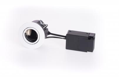 hvid - 230v downlight 87mm gu10 udendrs opti diospot