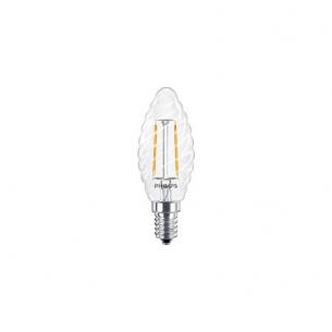 glas klar 827 e14 st35 25w 2w kerte led corepro philips