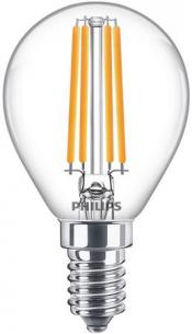 glas klar 827 e14 p45 60w 5w 6 krone led corepro philips