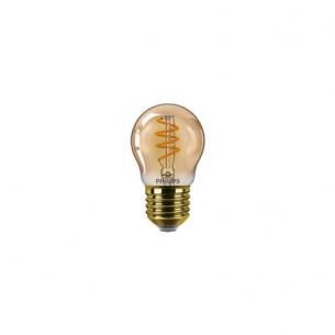 glas spiral p45 guld e27 15w 6w 2 dmpbar krone led value master philips