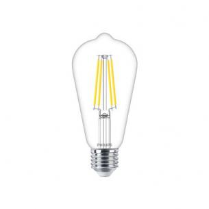 glas klar st64 927 e27 60w 9w 5 dmpbar standard led value master philips