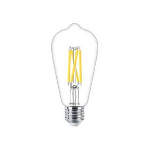 glas klar st64 927 e27 60w 9w 5 dimtone standard led value master philips