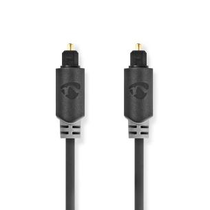 box anthracite pvc runde m 0 5 male toslink male toslink lydkabel optisk