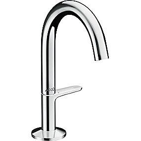 forkromet push-open med tud 122mm hndvaskarmatur one axor hansgrohe