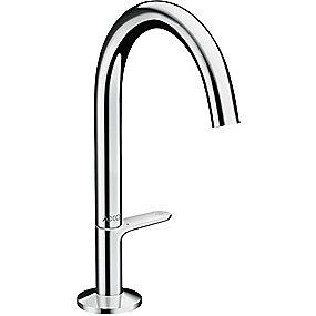 forkromet push-open med tud 140mm hndvaskarmatur one axor hansgrohe