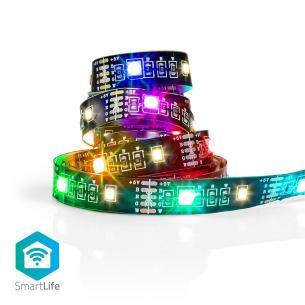 ios android lm 380 k 2700 ip20 m 00 2 smd hvid varm rgb bluetooth led-bnd smartlife nedis