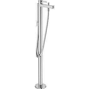 krom gulvmontering til karsjle brusearmatur kar- 1-grebs finoris hansgrohe