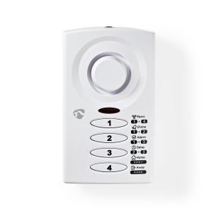 hvid batteri alarm vindue dr nedis