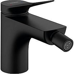 sort mat bundventil lft-op med bidetarmatur 1-grebs vivenis hansgrohe