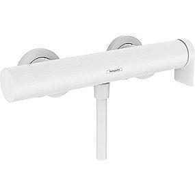 hvid mat brusearmatur vivenis hansgrohe