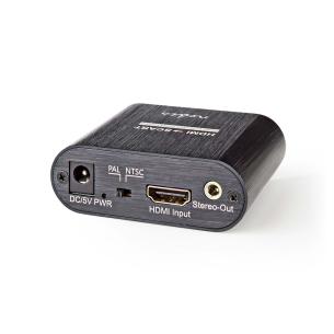 antracit metal gbps 18 480i 1-vejs hun scart input hdmi converter hdmi