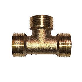 bronze nippel med 90 4 3 t-stykke