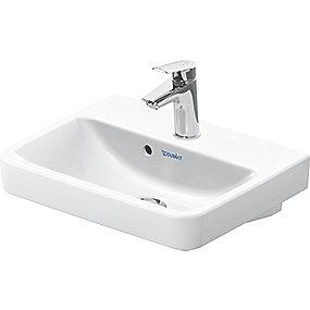 hvid hanehul og overlb med 450x350mm hndvask 1 no duravit
