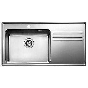blank hanehul strainer med hjre til bakke 970x510mm kkkenvask omnia juvel intra