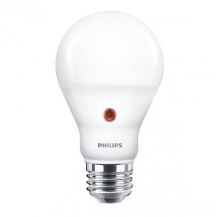 mat 827 a60 e27 60w 5w 7 nat-sesnor dag led master philips