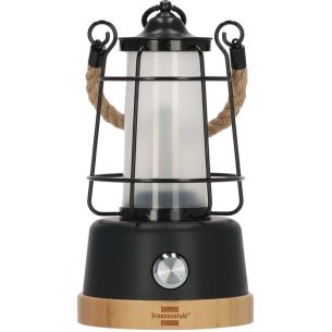 lysfarve justerbar dmpbar timer 75 til op brndetid ip44 lm 370 base bambus og reb hamp med 1 cal campinglampe genopladelig brennenstuhl