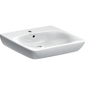 hvid 550x550mm hndvask comfort renova geberit