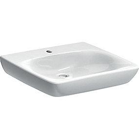 hvid 550x550mm hndvask comfort renova geberit