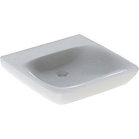 hvid 550x550x150mm hndvask comfort renova geberit