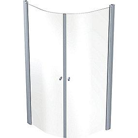 klar slv 2svingdre 900x900mm bruseafskrmning showerama contura
