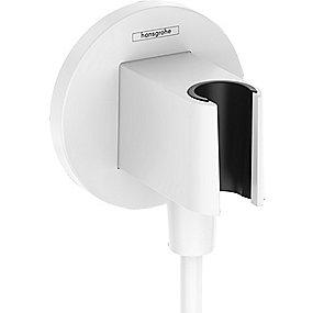 hvid mat hndbruser til 2 1 slangeudtag s fixfit hansgrohe