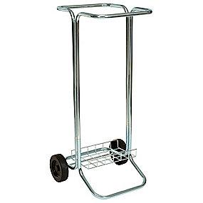 ikke medflger affaldsskke 100l t 5x44x42cm 93 stl galv 100l hjul med affaldsstativ