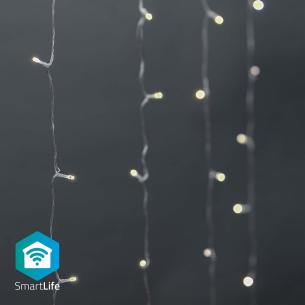 ios android m 3 s led 200 hvid klig til varm wi-fi gardin led dekorativ smartlife