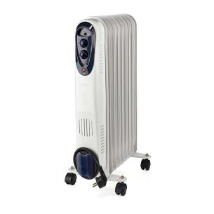hvid beskyttelse over fald varmeindstillinger 3 termostat justerbar finner 9 w 2000 1200 800 radiator olie nedis