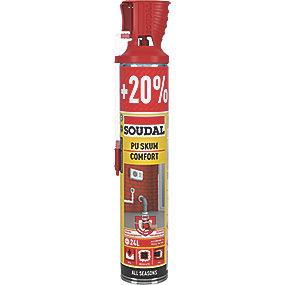 -10gr t anvendelig montage isolering t comfort soudafoam 720ml helrsskum pu soudal