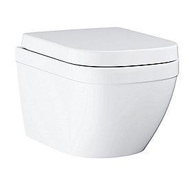hvid cist indb t 420mm 374mm 490mm sde hngetoiletskl ceramic euro grohe