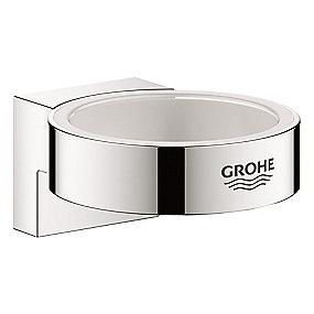 forkromet dispenser glas til 56mm vgholder selection grohe