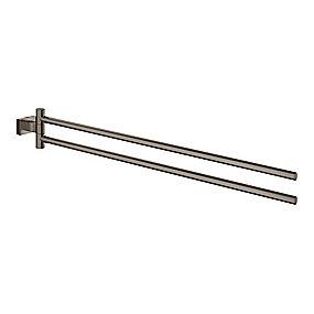 graphite hard brstet svingbar 2arme 439mm hndkldeholder new cube essentials grohe