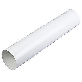 pvc 2mm i fremstilles plast hvid 125x500mm ventilationsrr duka