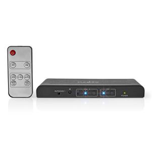 box antracit metal gbps 18 60hz 4k oplsning maksimal mm 5 3 rca 2x output hdmi 2x hun toslink input hdmi extractor hdmi