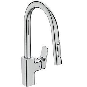 krom udtrk med c-tud udtrk med kkkenarmatur ceraplan standard ideal