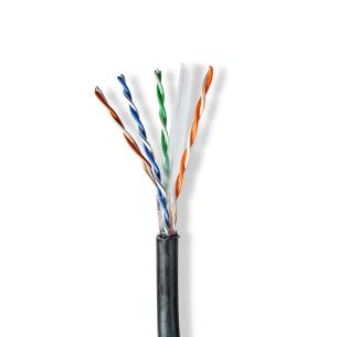 gaveske sort pe runde udendrs m 0 305 cca utp u solid cat6 roll netvrkskabel