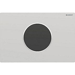 blankforkromet matkromlakeret dobbeltskyl batteridrift wc-skyllestyring elektronisk sigma10 geberit