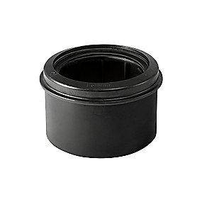 sort vgtoilet t kort lige 110mm 90 toilettilslutning peh geberit