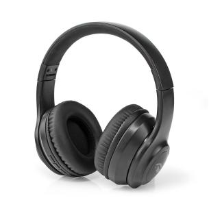 sort inkluderet rejsetaske volumenkontrol stemmestyring understtter stjreduktion kontrol truk mikrofon indbygget timer 16 batteritid maksimal hovedtelefoner over-ear trdlse nedis