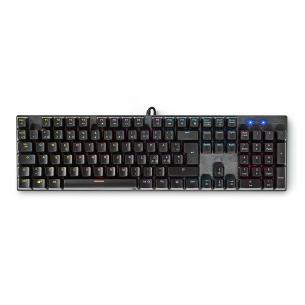 gaming m 50 1 strmkabellngde drevet usb layout nd qwerty led taster mekaniske type-a usb keyboard gaming wired nedis