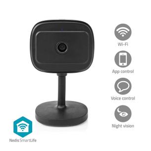 ios android nattesyn bevgelsessensor med onvif inkluderet ikke microsd mulighed storage cloud 1080p hd full wi-fi kamera indendrs smartlife nedis