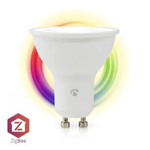 stk 1 spot ios android k 6500 - 2200 hvid klig til varm rgb w 7 4 lm 345 gu10 0 3 zigbee pre farve fuld smartlife nedis