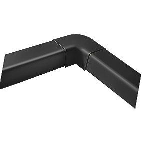 gr 90 9005 ral sort mm 80x60 vinkel flad t80-s